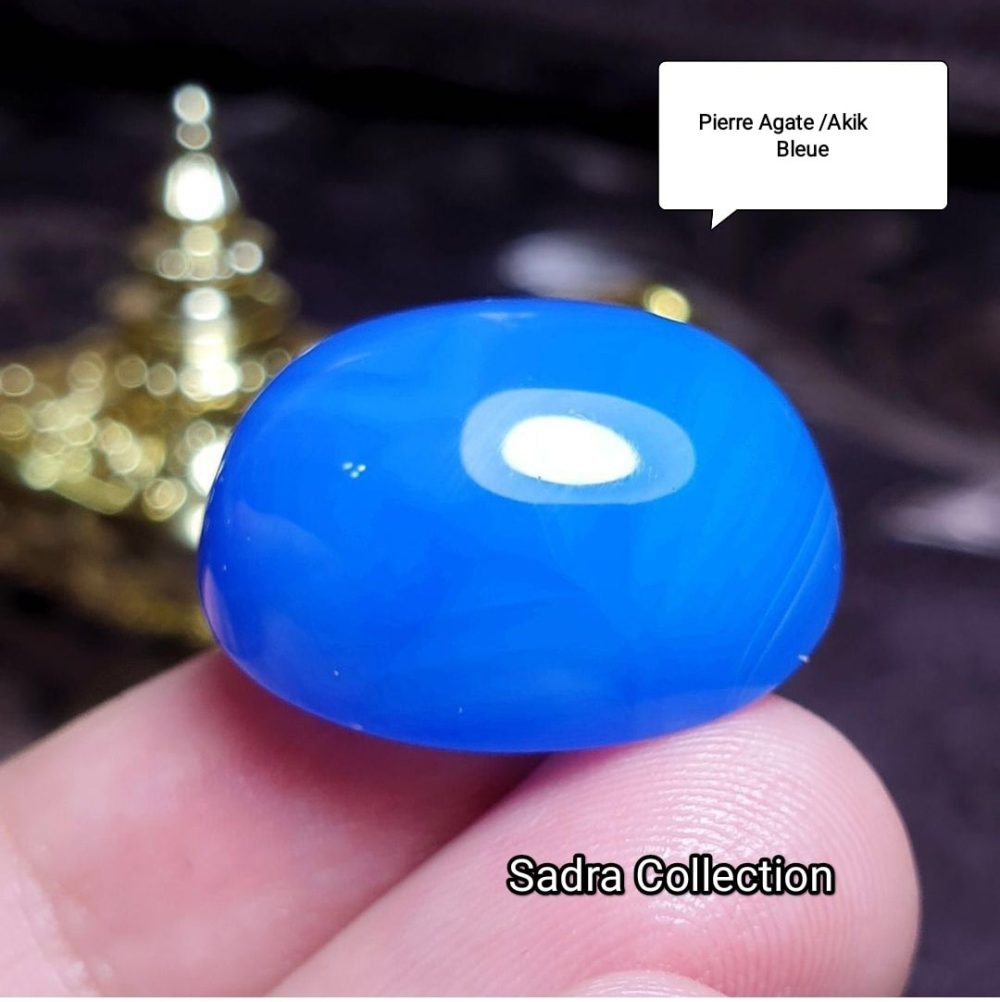 PIERRE AGATE BLUE
