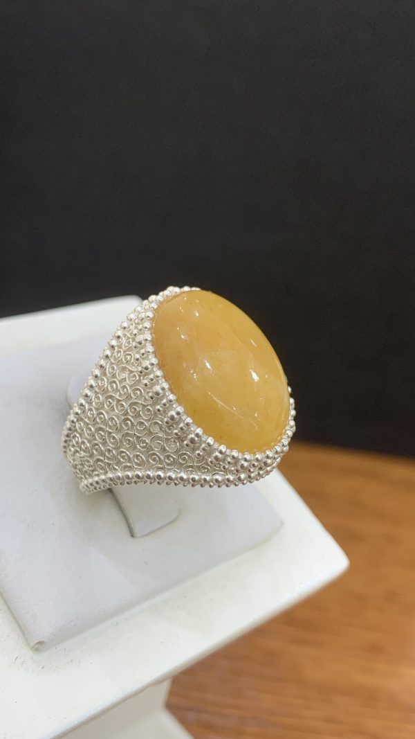 BAGUE SAPHIR JAUNE