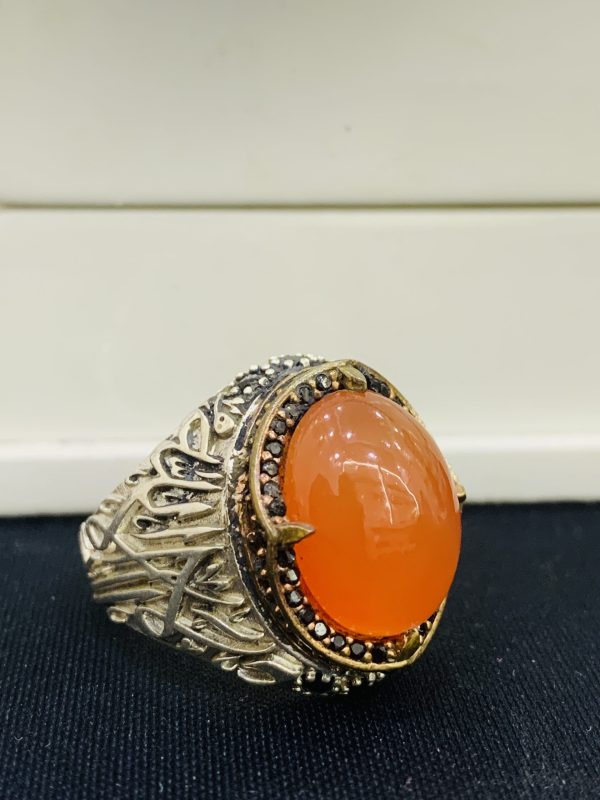 BAGUE CORNALINE