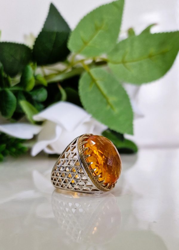 BAGUE CITRINE
