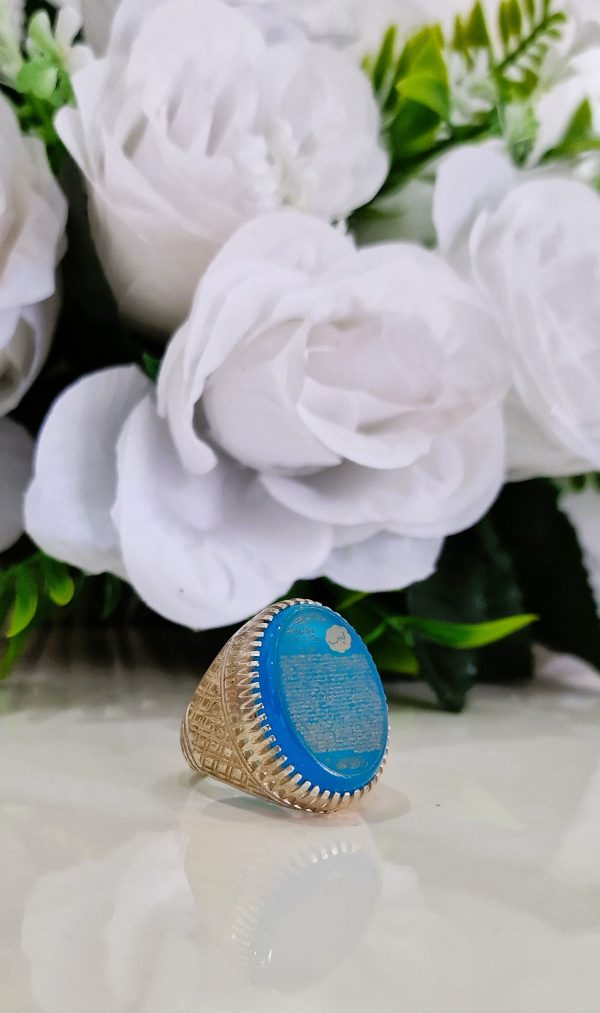 BAGUE AGATE AVEC YASSINE