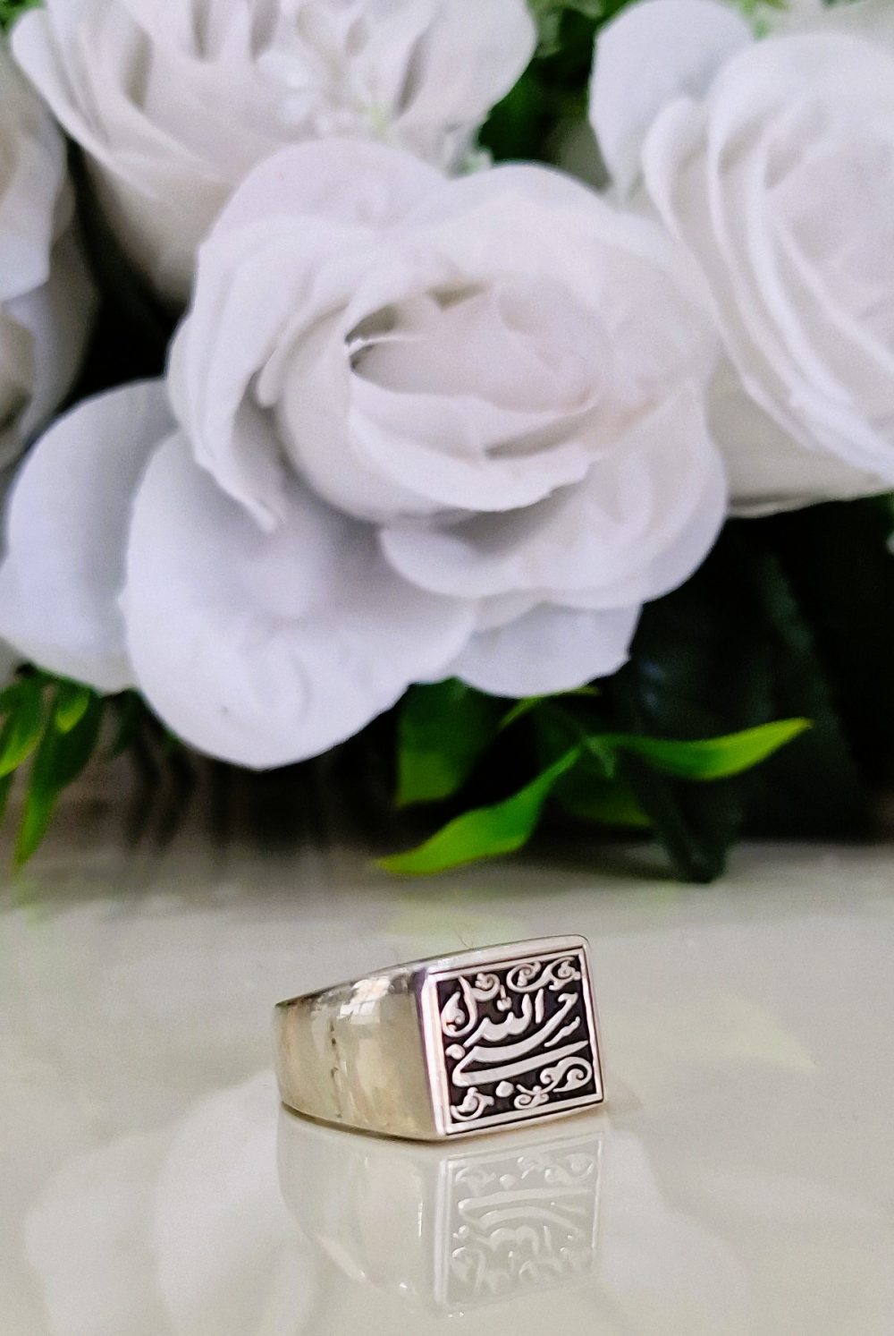 BAGUE EN ARGENT AVEC HASBIYALLAH