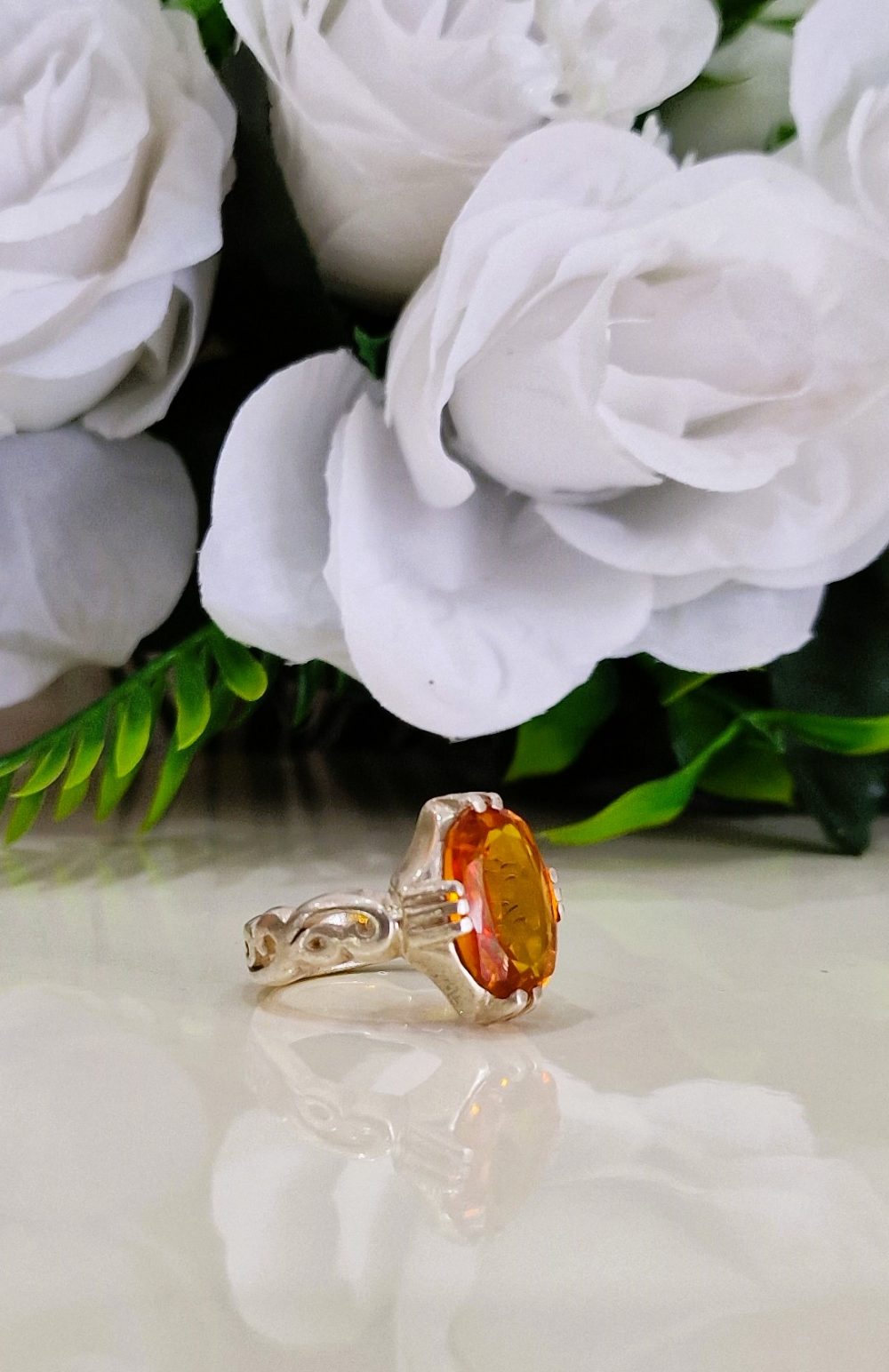 BAGUE CITRINE