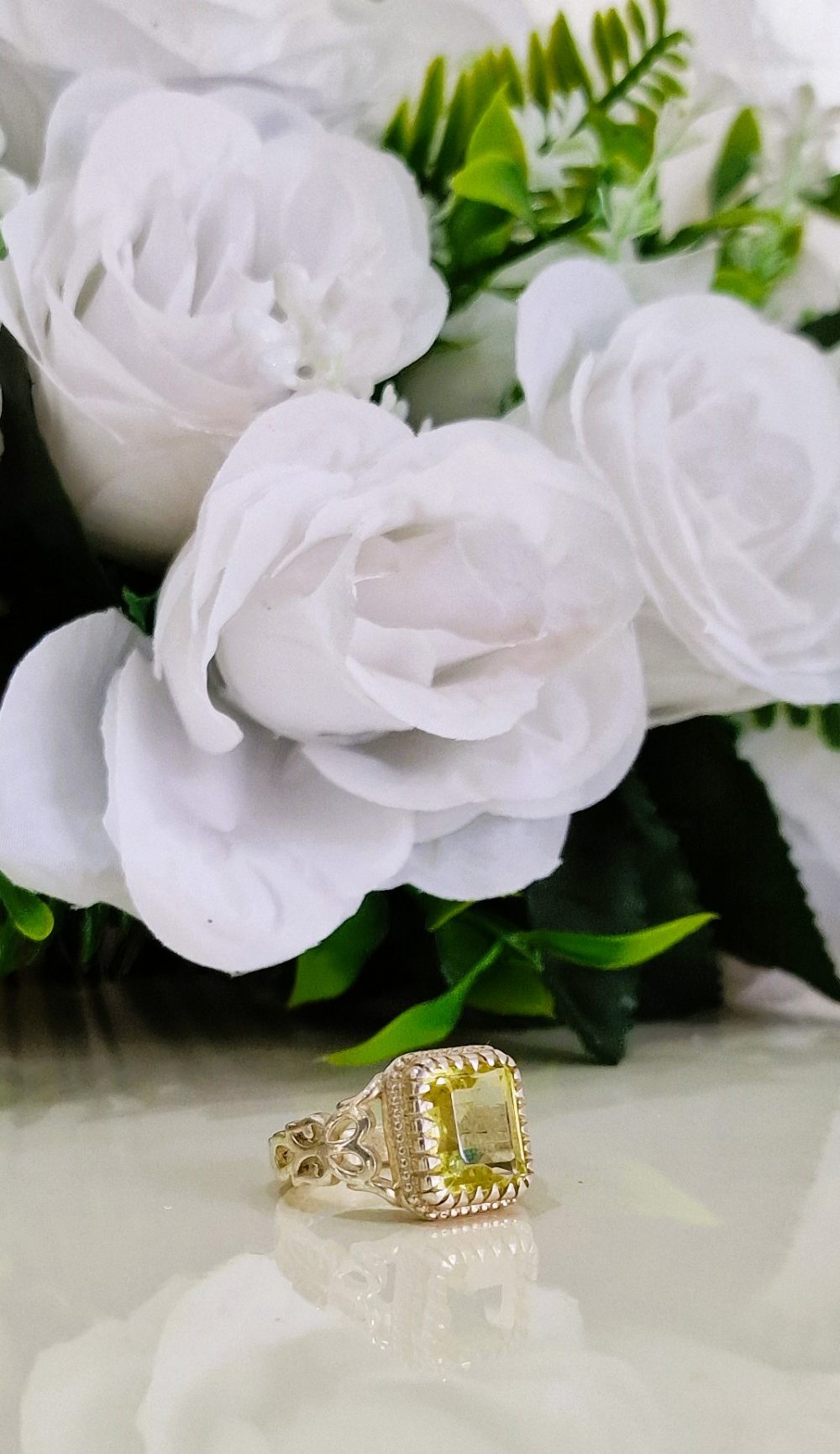 BAGUE CITRINE