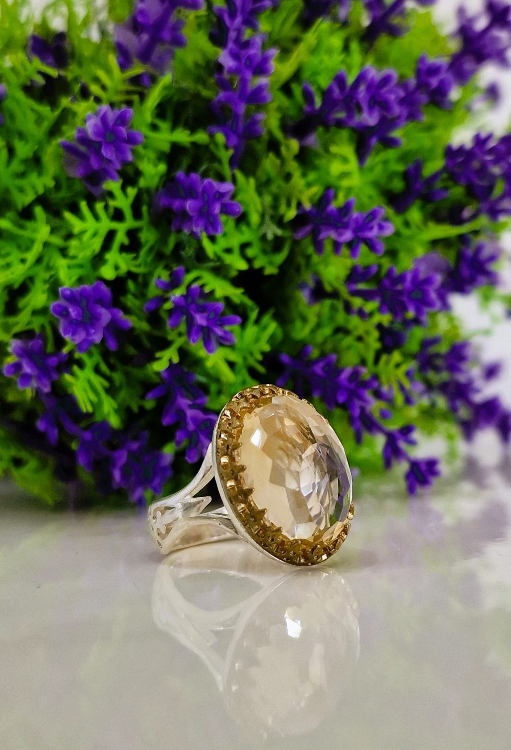 BAGUE CITRINE