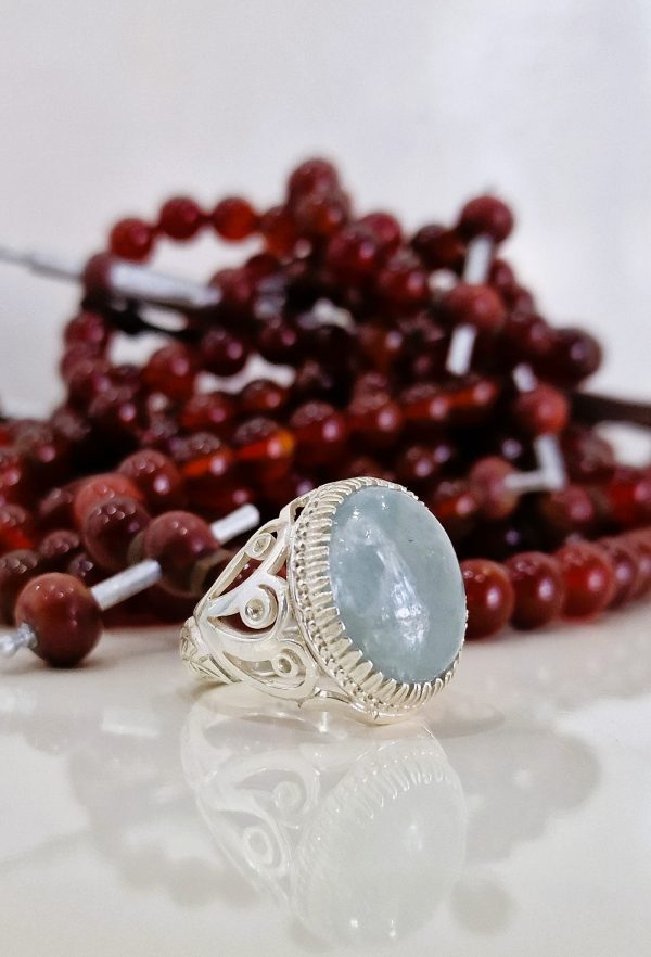 BAGUE AIGUE MARINE