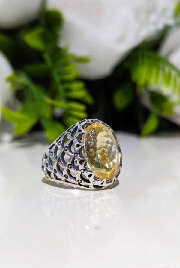 BAGUE CITRINE