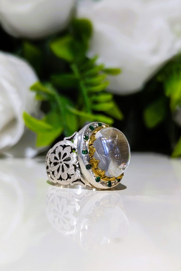 BAGUE CRISTAL DE ROCHE