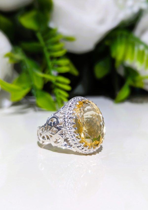 BAGUE  CITRINE