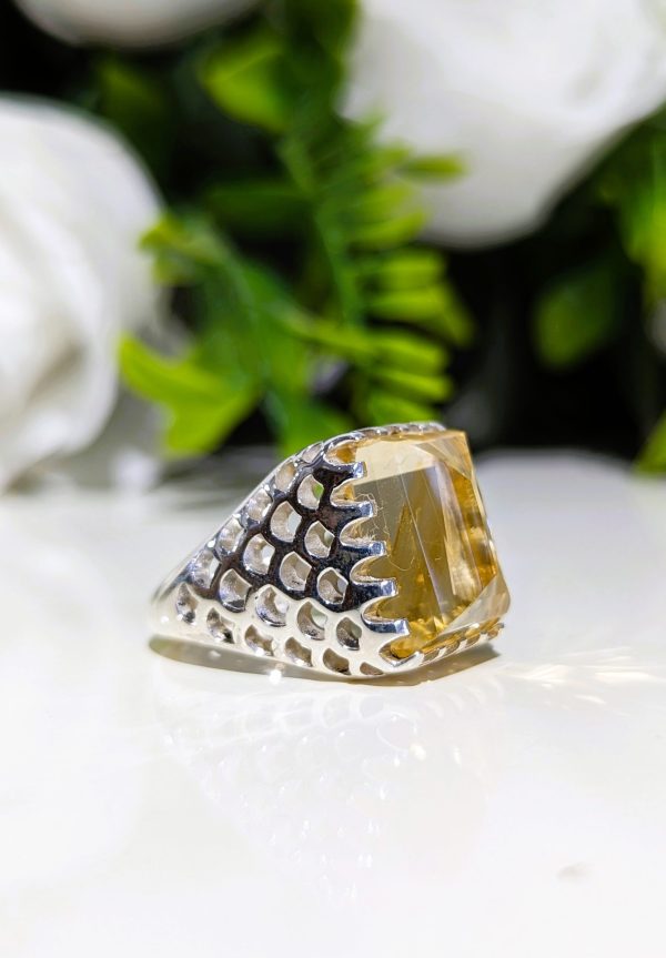BAGUE CITRINE