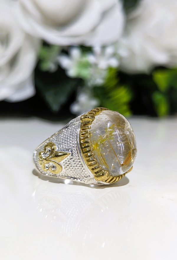 BAGUE QUARTZ RUTILE