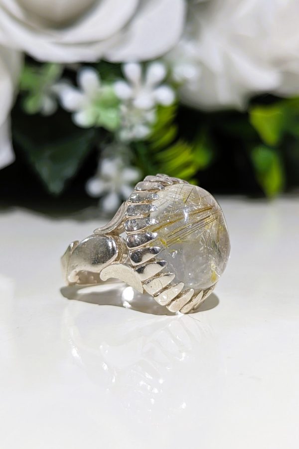 BAGUE QUARTZ RUTILE