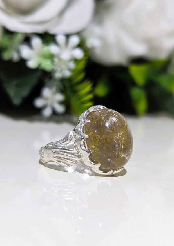 BAGUE QUARTZ RUTILE