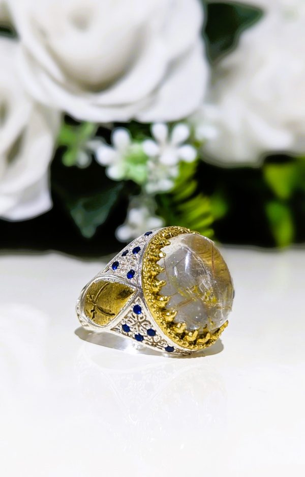 BAGUE QUARTZ RUTILE