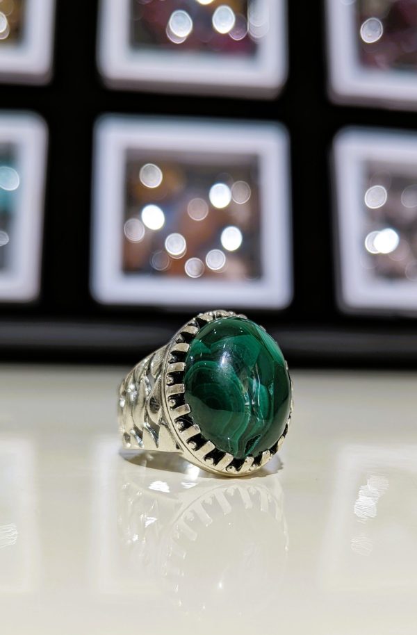 BAGUE MALACHITE