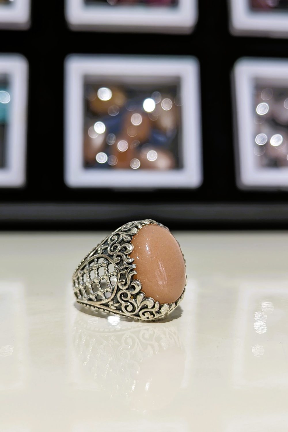 BAGUE PIERRE DE SOLEIL