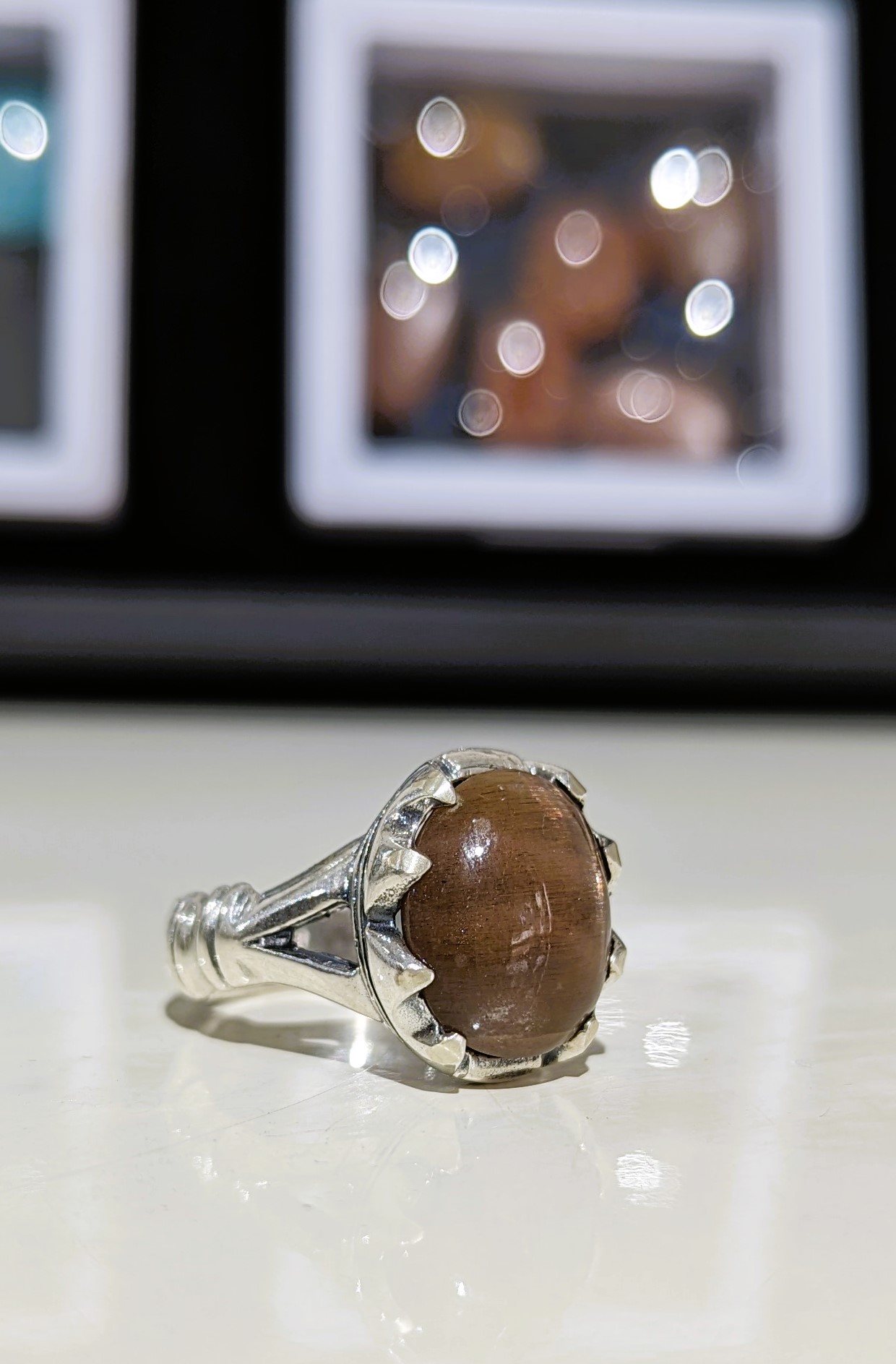 BAGUE PIERRE DE SOLEIL