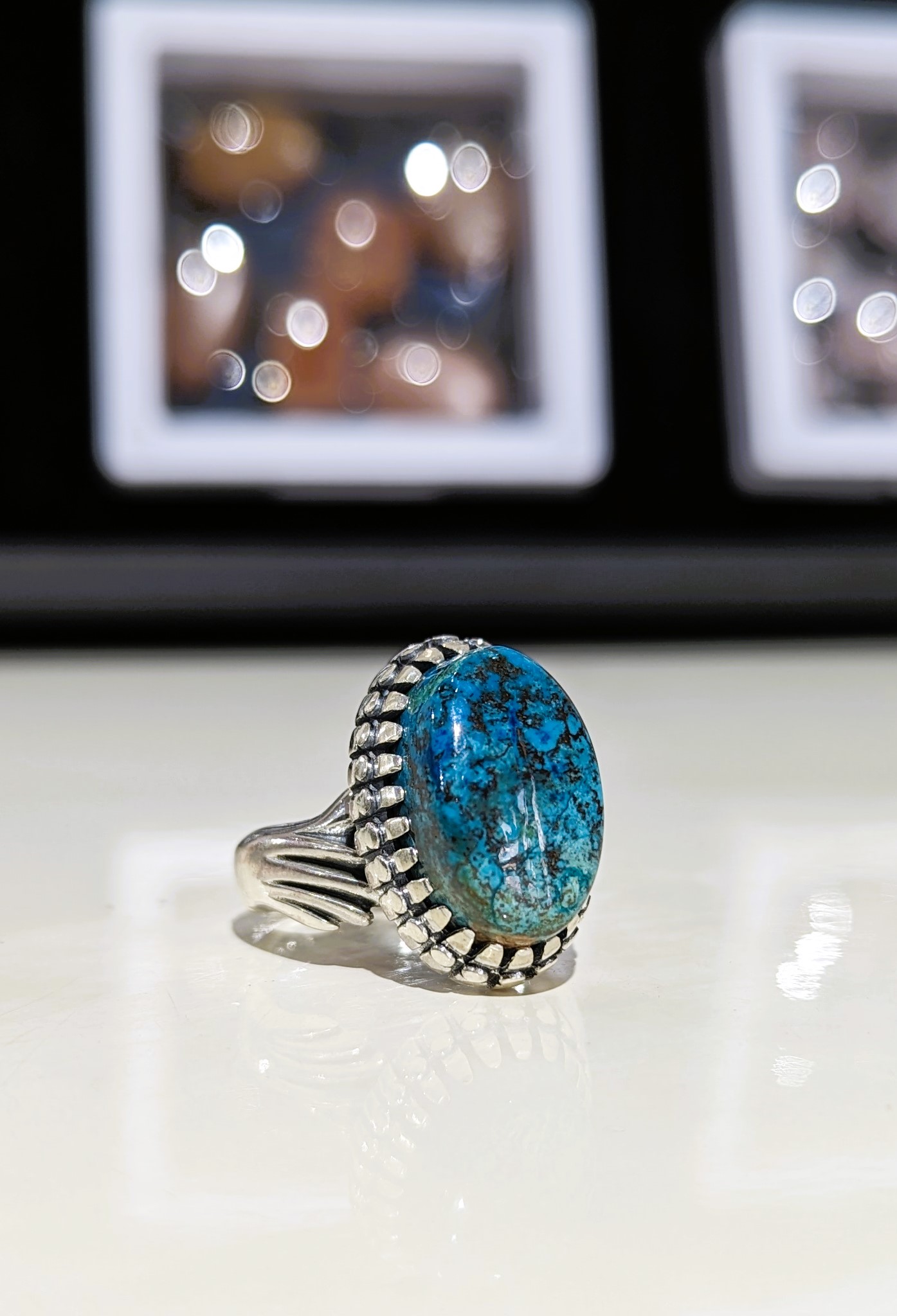 BAGUE CHRYSOCOLLE