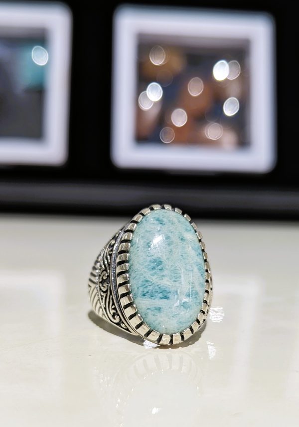 BAGUE AMAZONITE