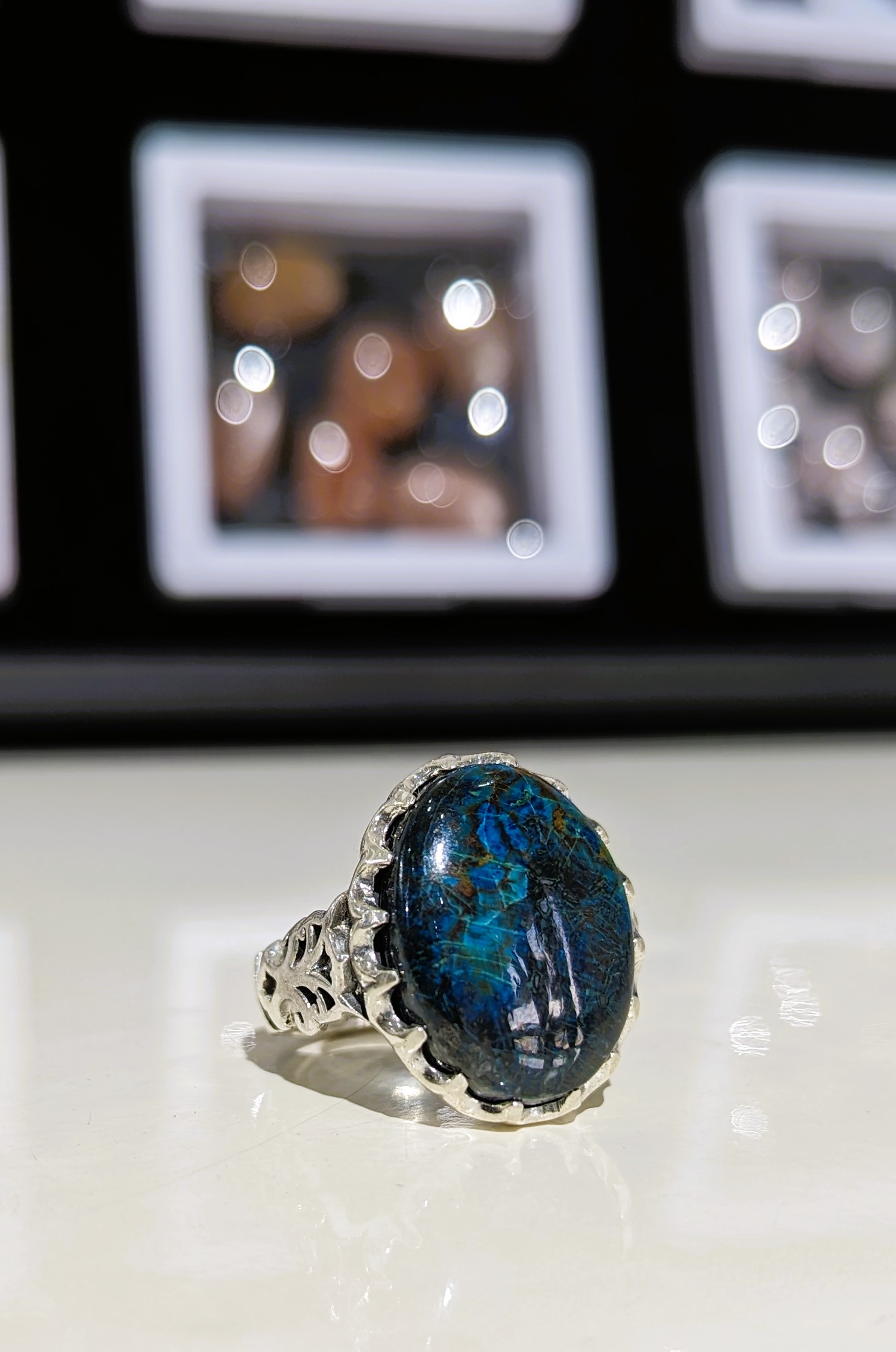BAGUE CHRYSOCOLLE