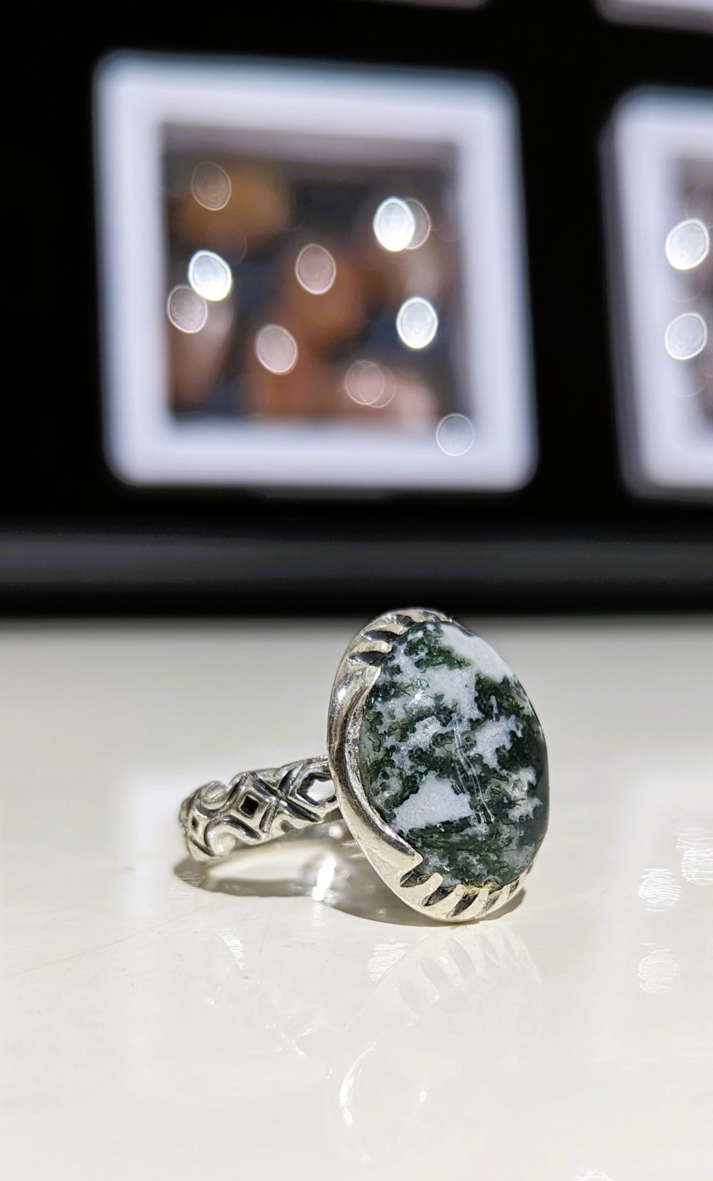 BAGUE AGATE MOUSSE