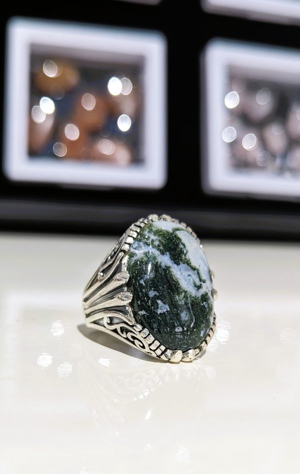 BAGUE AGATE MOUSSE