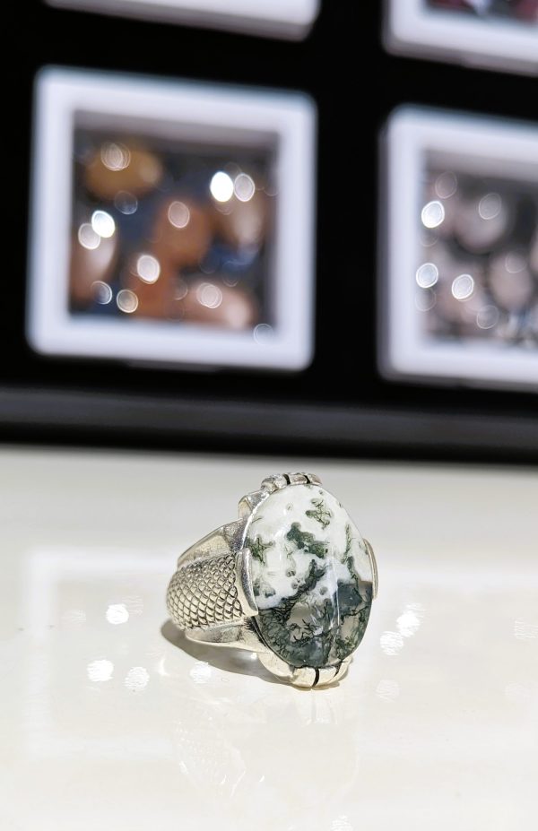 BAGUE AGATE MOUSSE