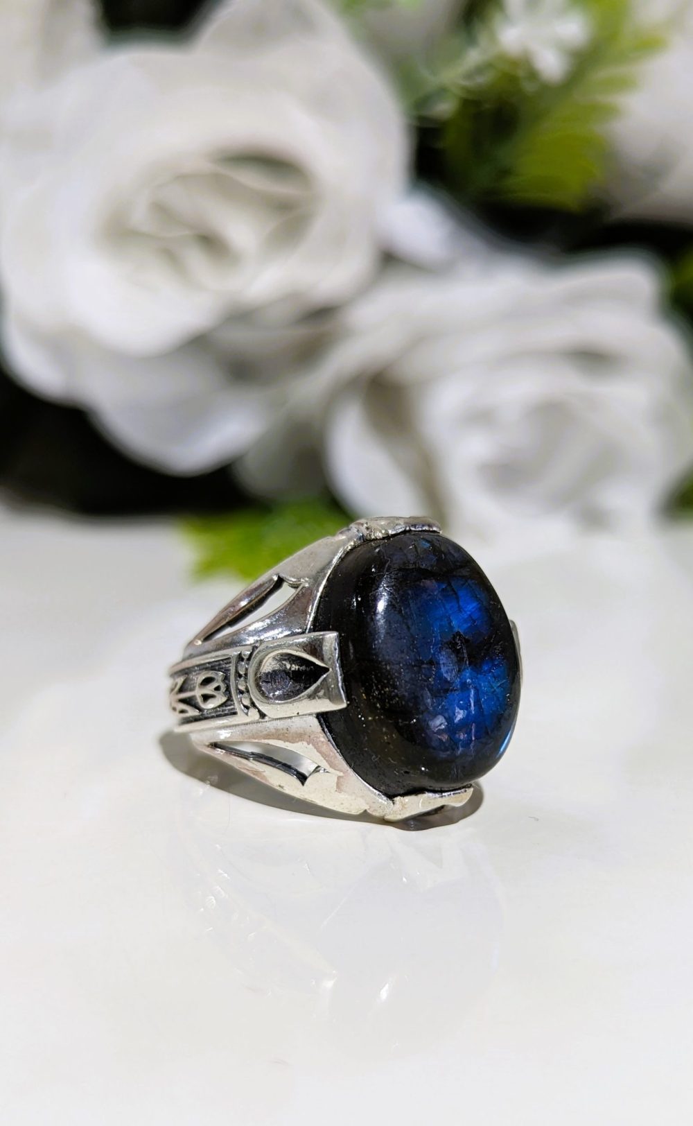 BAGUE LABRADORITE