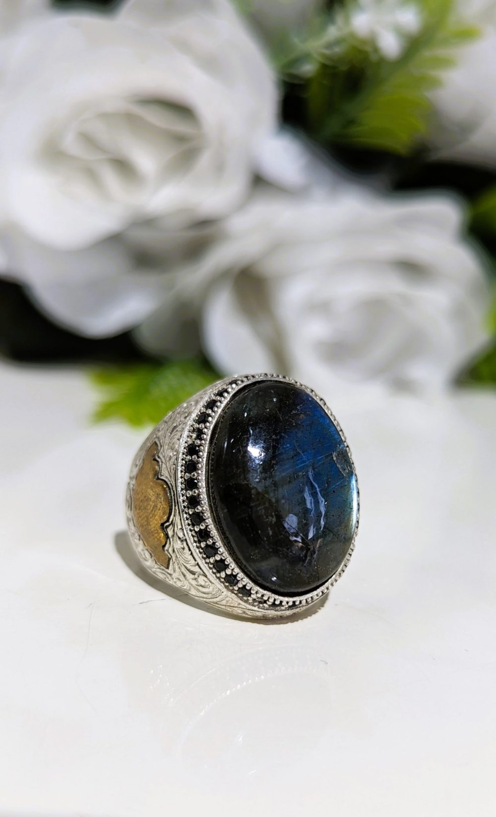 BAGUE LABRADORITE