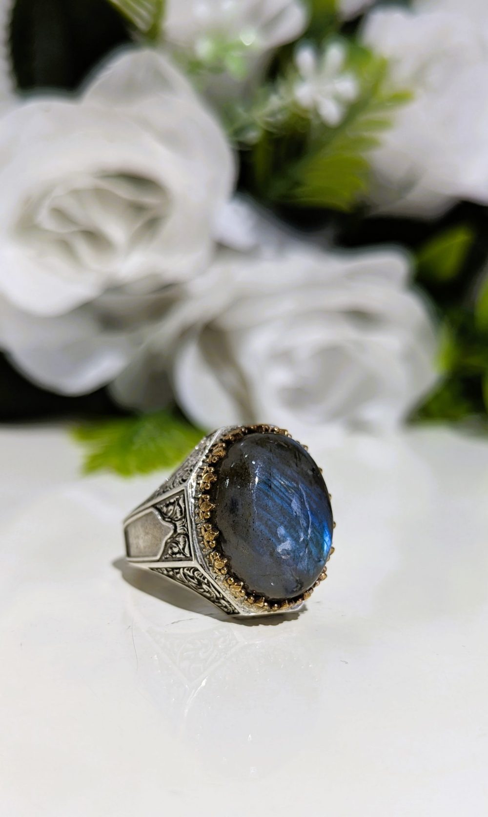 BAGUE LABRADORITE