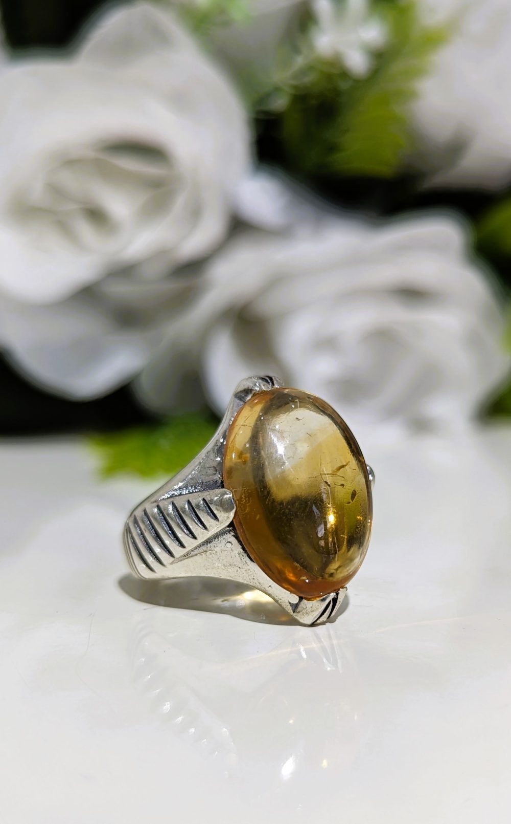 BAGUE CITRINE
