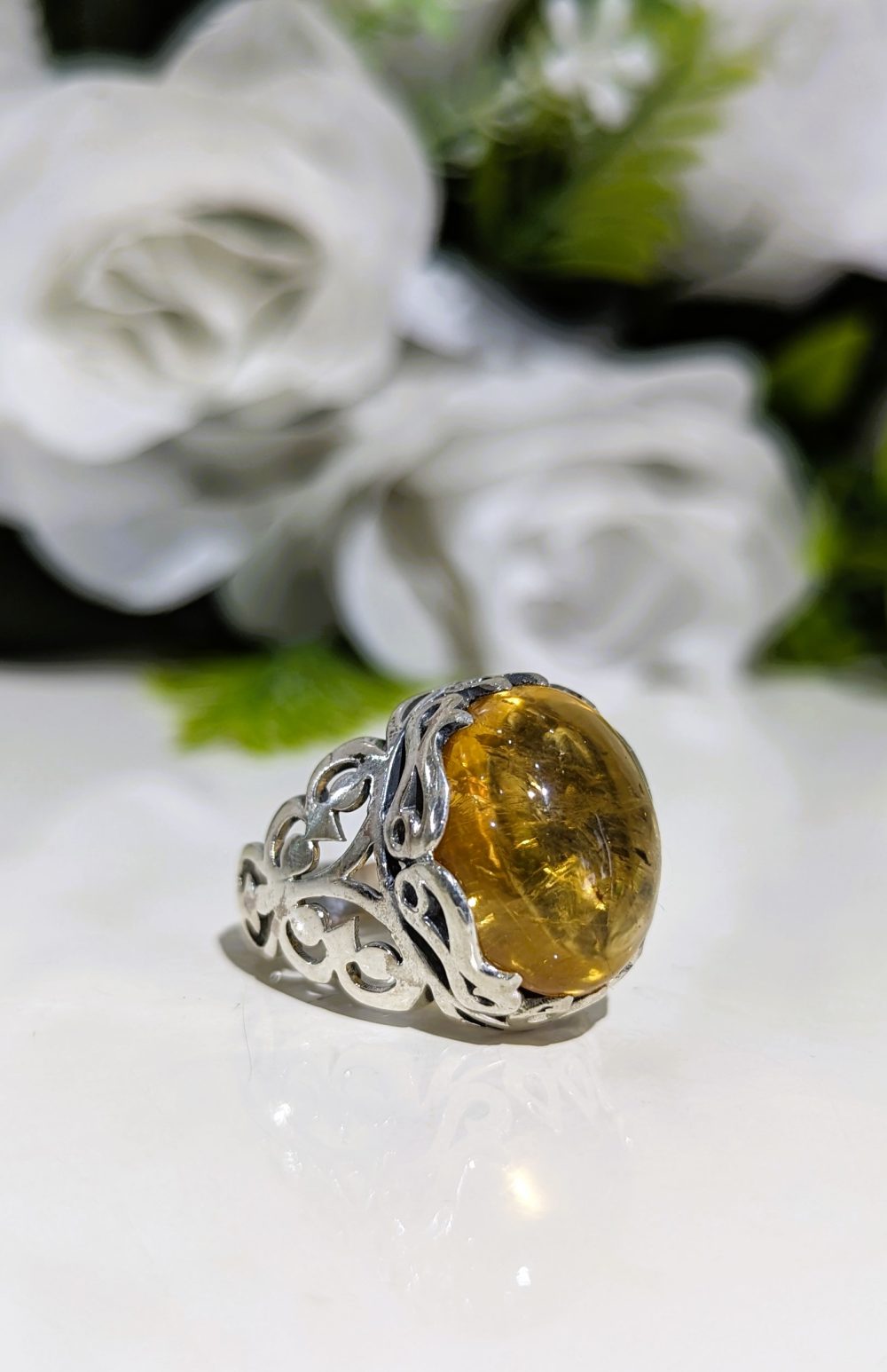 BAGUE CITRINE
