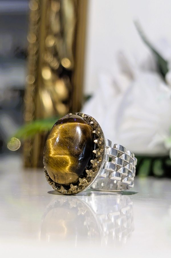 BAGUE OEIL DE TIGRE