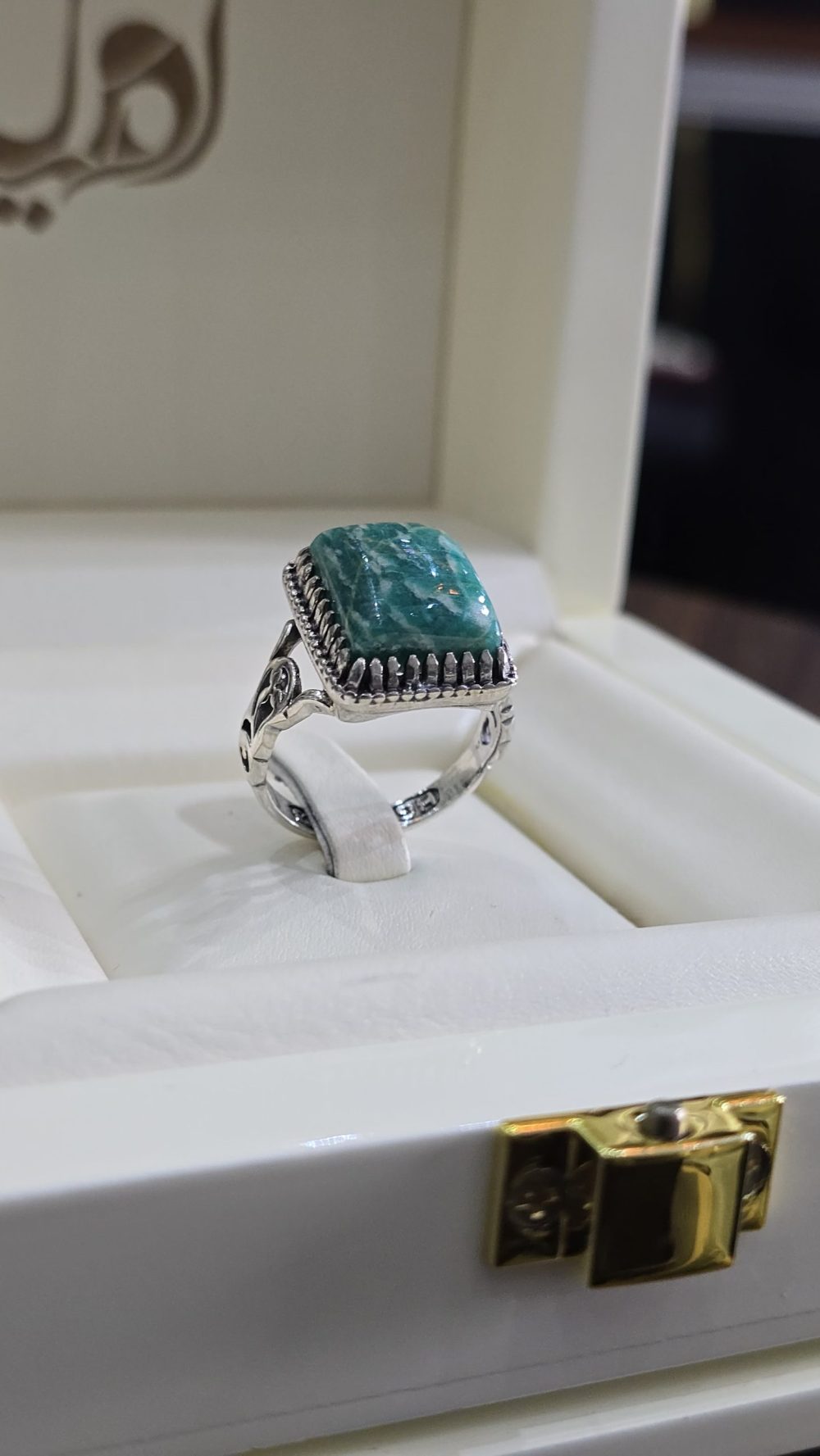 BAGUE AMAZONITE