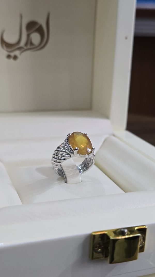 BAGUE SAPHIR JAUNE
