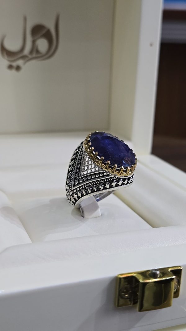 BAGUE SAPHIR BLEUE