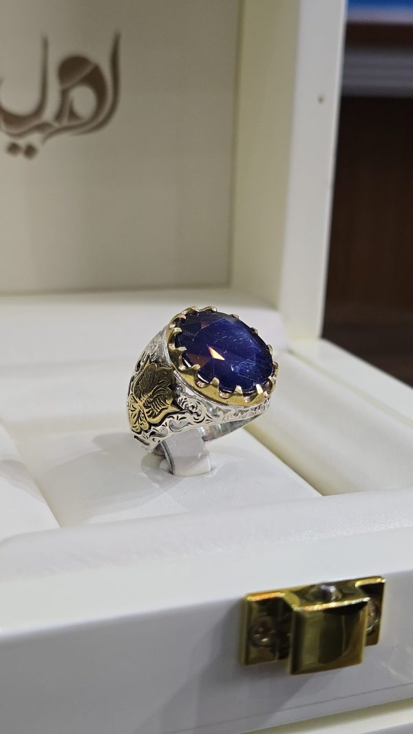 BAGUE SAPHIR BLEUE