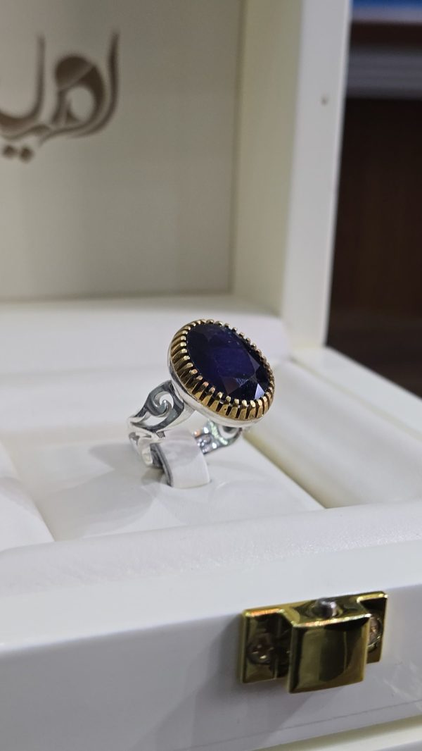 BAGUE SAPHIR BLEUE