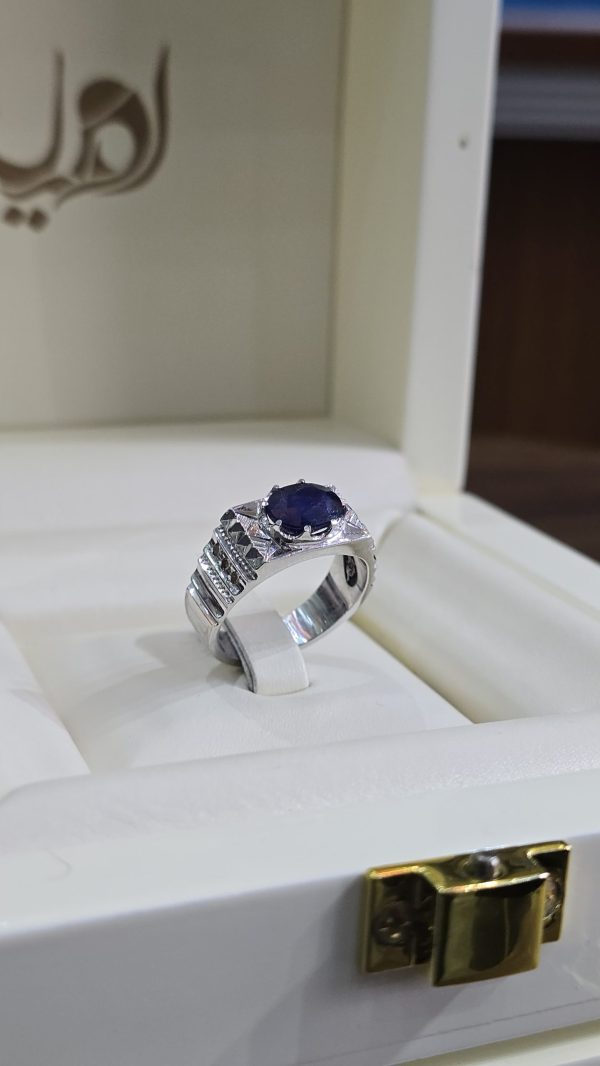 BAGUE SAPHIR BLEUE