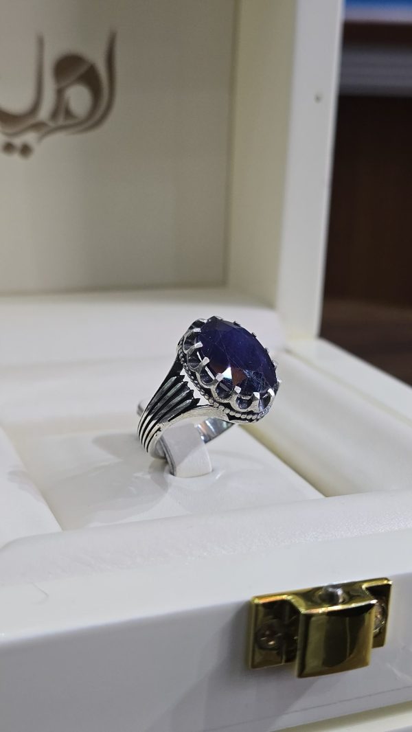 BAGUE SAPHIR BLEUE