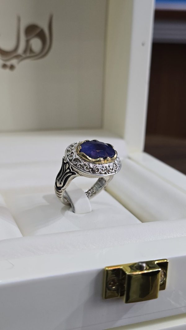 BAGUE SAPHIR BLEUE