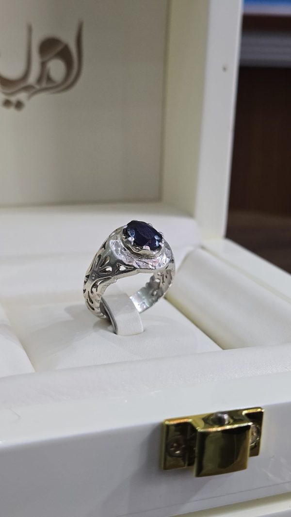 BAGUE SAPHIR BLEUE