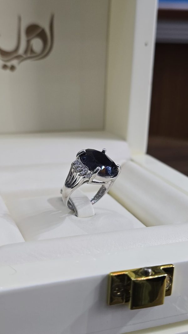 BAGUE SAPHIR BLEUE