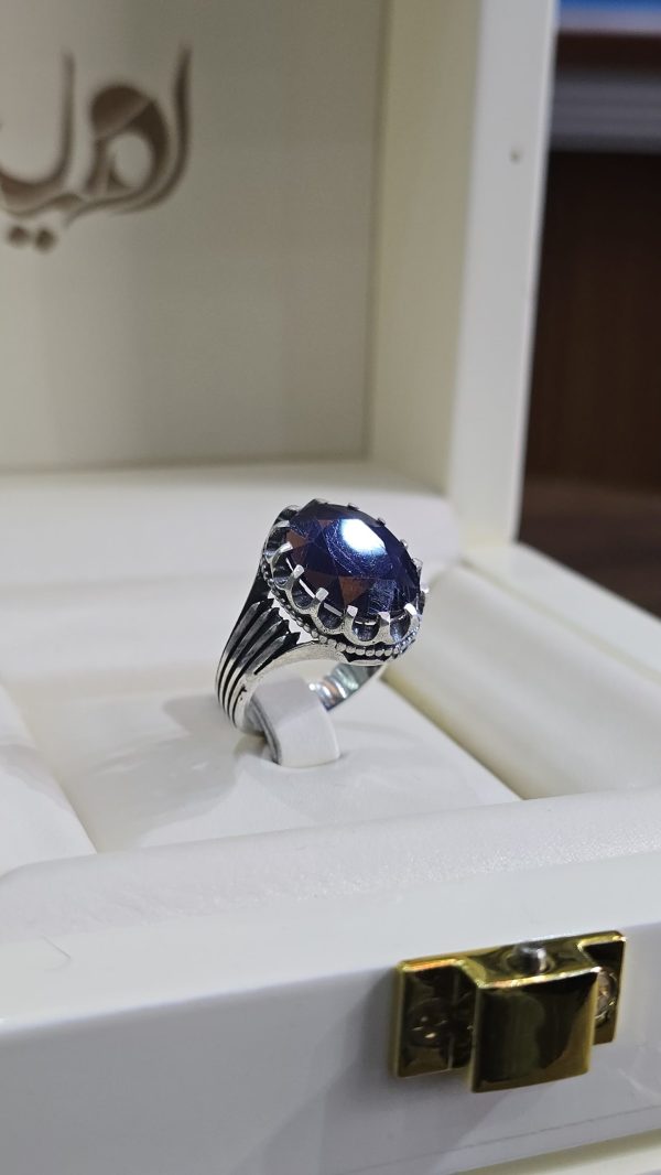 BAGUE SAPHIR BLEUE