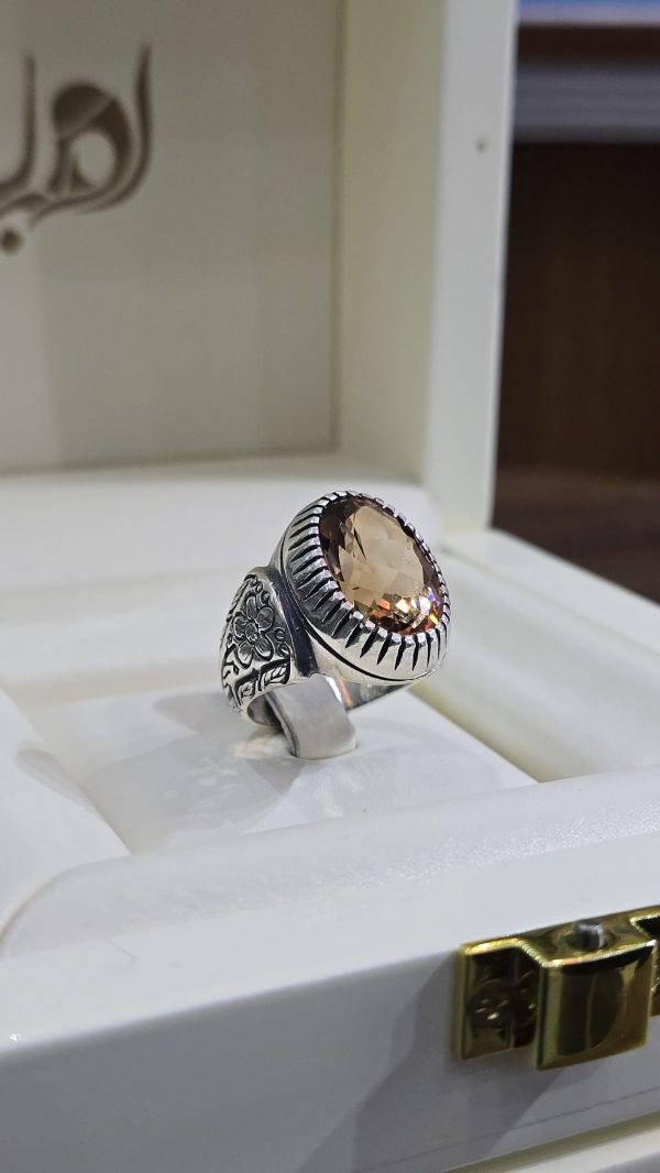 BAGUE TOPAZE IMPÉRIALE