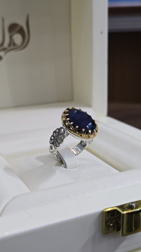 BAGUE SAPHIR BLEUE