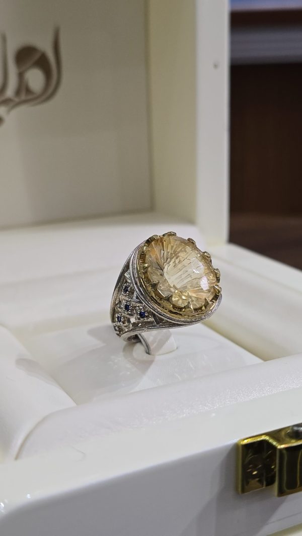 BAGUE CITRINE