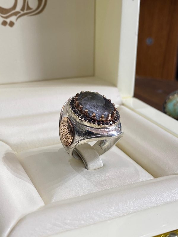 BAGUE QUARTZ FUMÉ