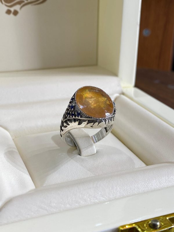 BAGUE SAPHIR JAUNE