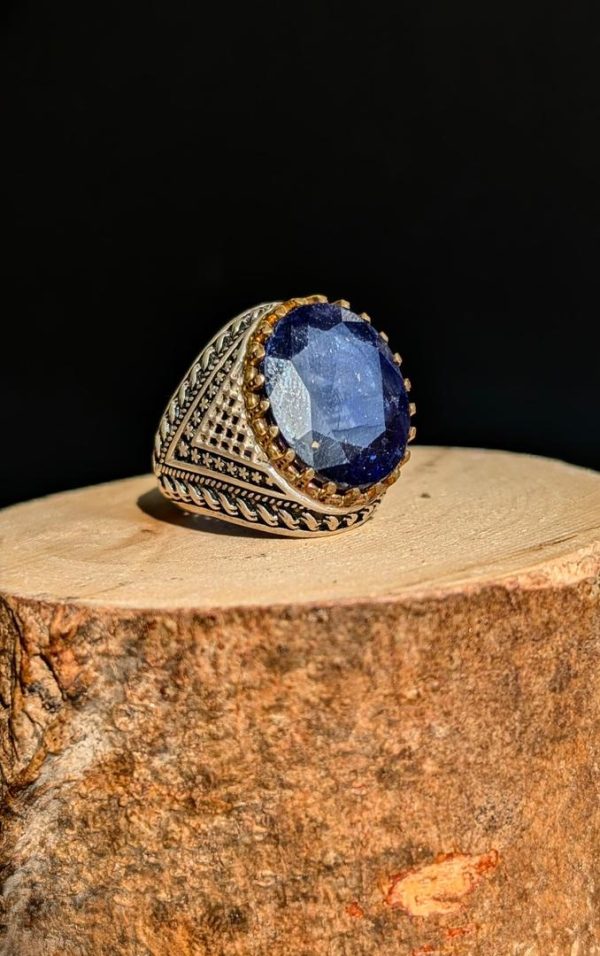 BAGUE SAPHIR BLEUE